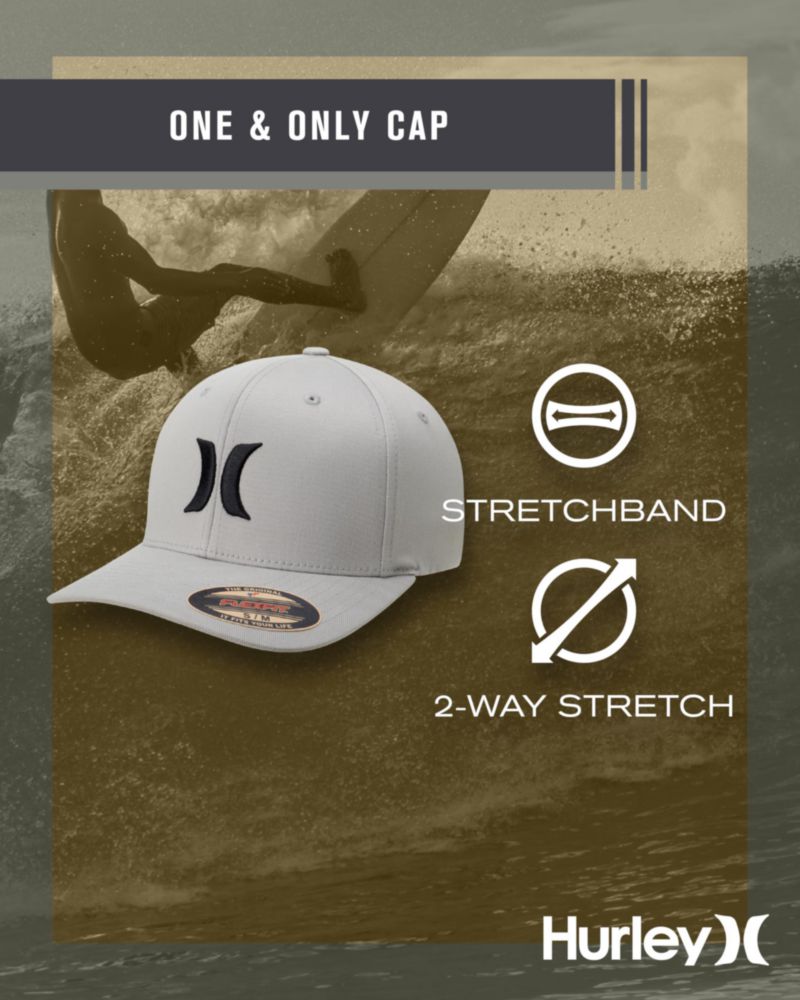 Gorra de béisbol ajustada Hurley de absorción de humedad