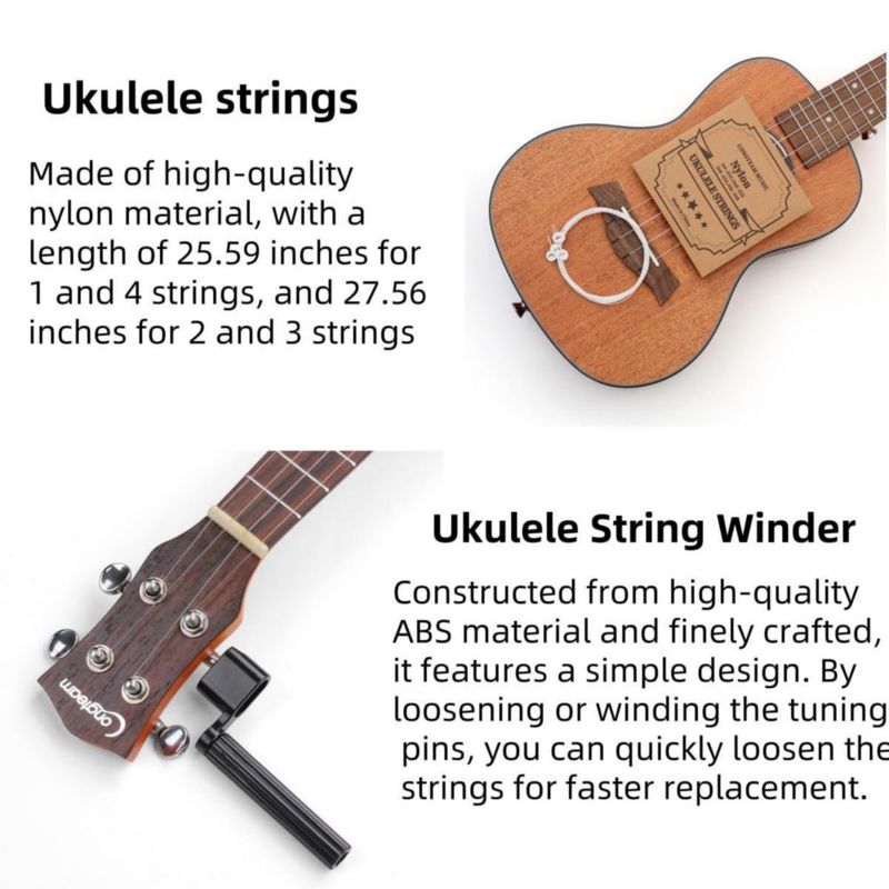 Estuche MUINS para Ukelele de 21 cm – Bolsa de Gig con Acolchado Suave