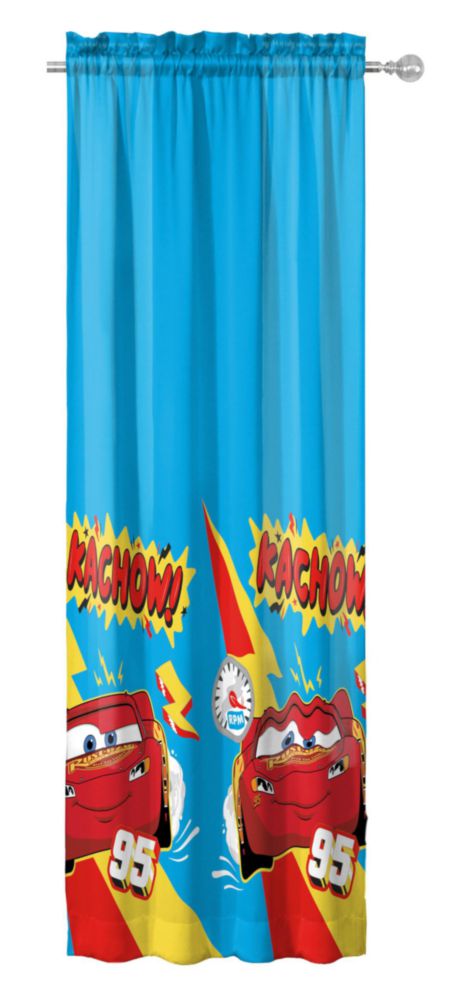 Juego de 2 cortinas Sunny Side Up 107 cm Cars azul