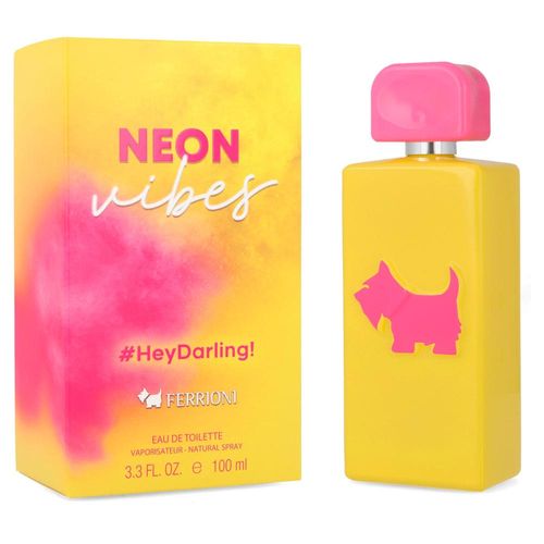 Fragancia para Dama Ferrioni Neon Hey Darling 100 ml Edt Spray