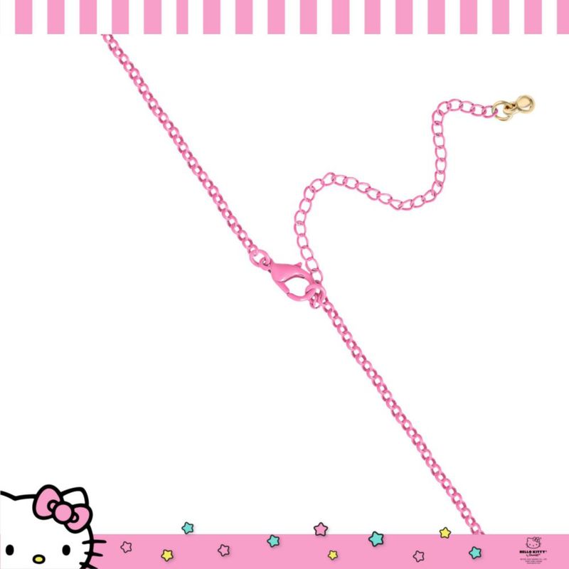 Collar Hello Kitty con Cristales Pavé 41 cm Rosa