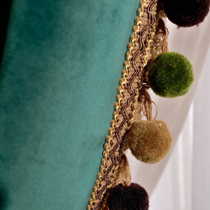 Cortinas Melodieux Verde 132 cm x 213 cm 2 paneles