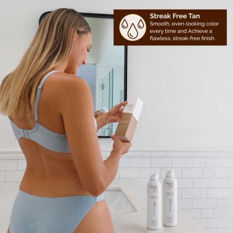 Bronceador SunFX en Spray 200 g Pack de 4 – Tono Medio‑Oscuro