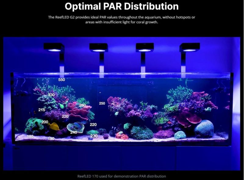 Luz para Acuario Red Sea ReefLED G2 60W con App ReefBeat