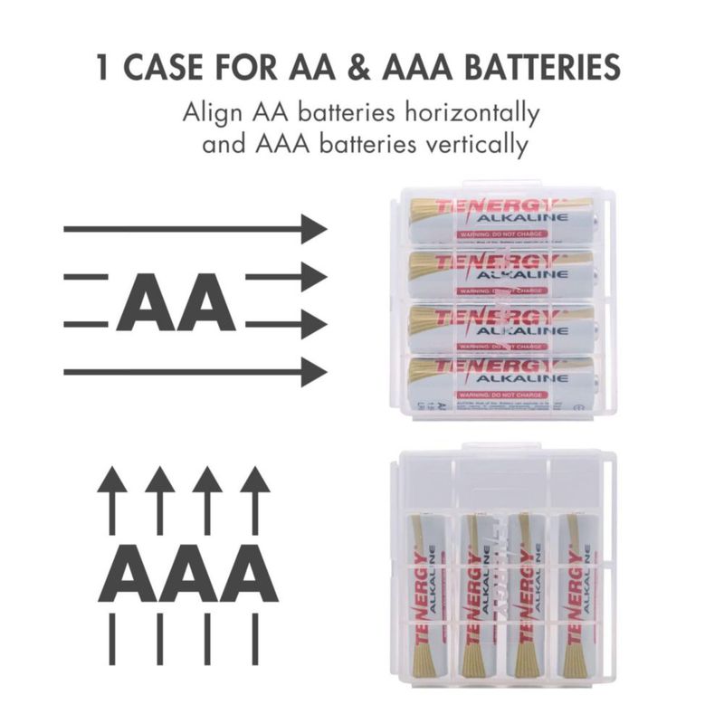 Estuche de baterías Tenergy paquete de 30 unidades AA/AAA