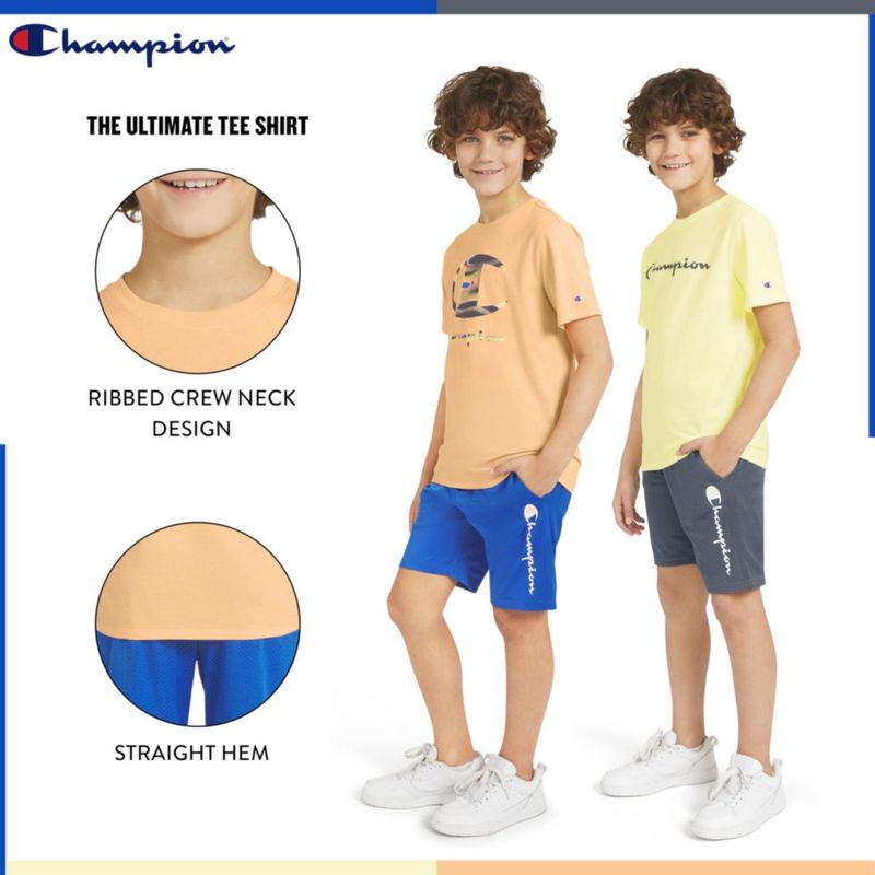 Conjunto corto Champion de 4 piezas para niños