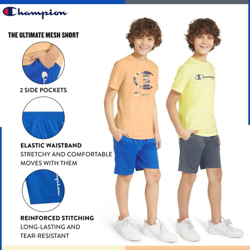 Conjunto corto Champion de 4 piezas para niños