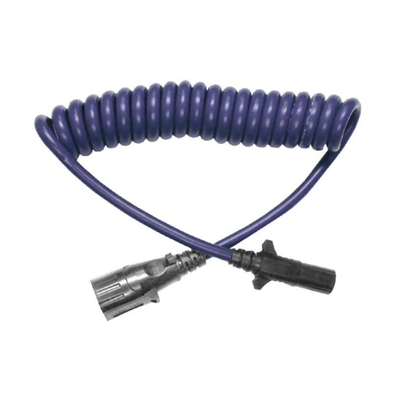 Cable Eléctrico Azul Ox 7‑a‑4 Hilos Enrollado