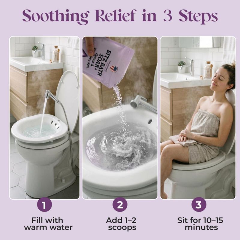 Baño de Asiento Aromasong 399 g Lavanda y Sal de Epsom