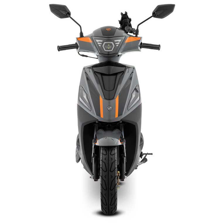 Motoneta Italika D150 LT Gris con Naranja