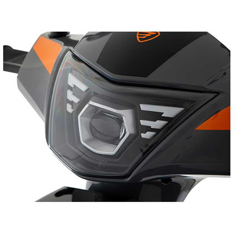 Motoneta Italika D150 LT Gris con Naranja