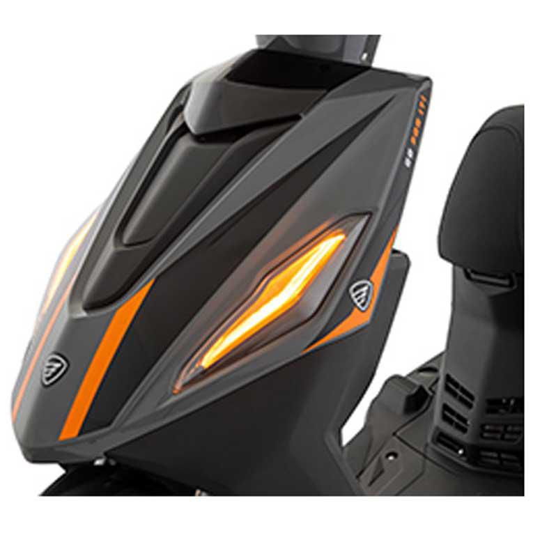 Motoneta Italika D150 LT Gris con Naranja