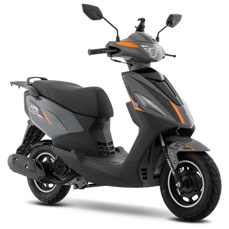 Motoneta Italika D150 LT Gris con Naranja