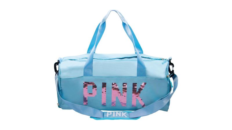 Bolsa Maleta Deportiva Mujer Mochila Gym Impermeable Azul Unitalla