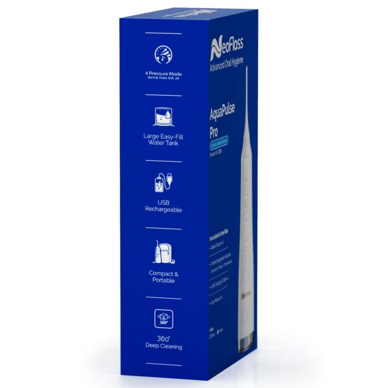 Irrigador Dental NEOFLOSS Inalámbrico Blanco 310 ml
