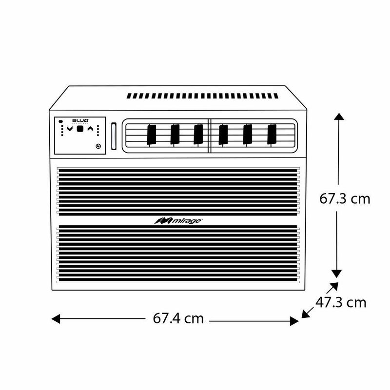 Aire Acondicionado de Ventana Mirage 2 TN Frío 220V MACC2421N