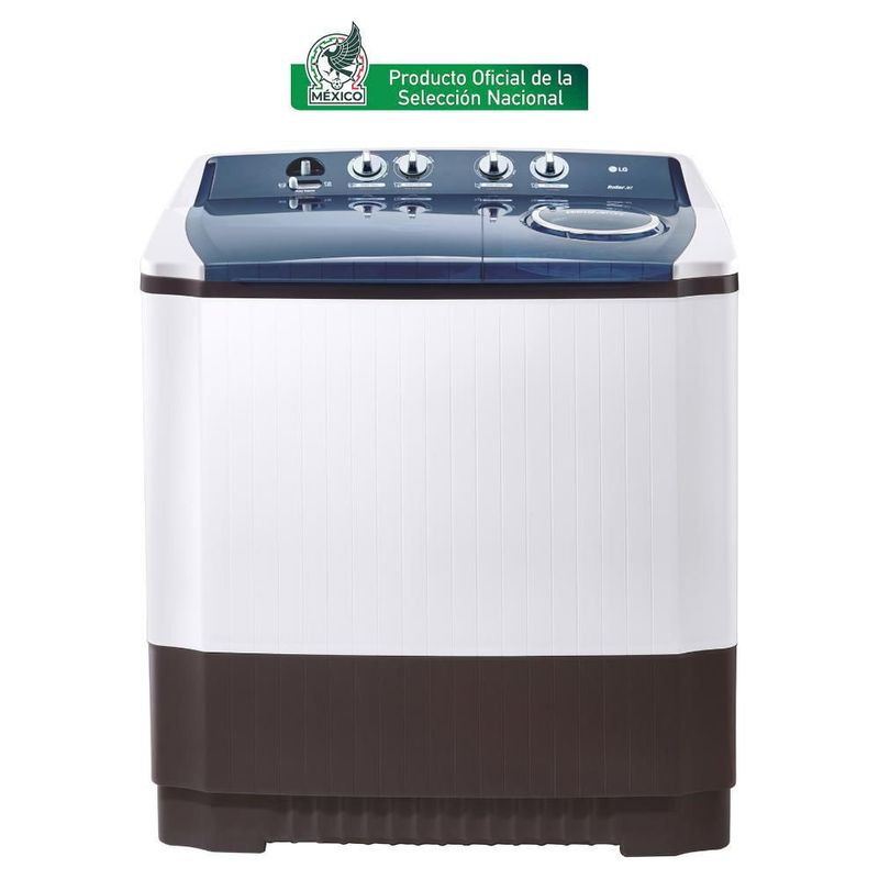 Lavadora de 2 Tinas LG WP18WAR 18Kg Blanco con Azul