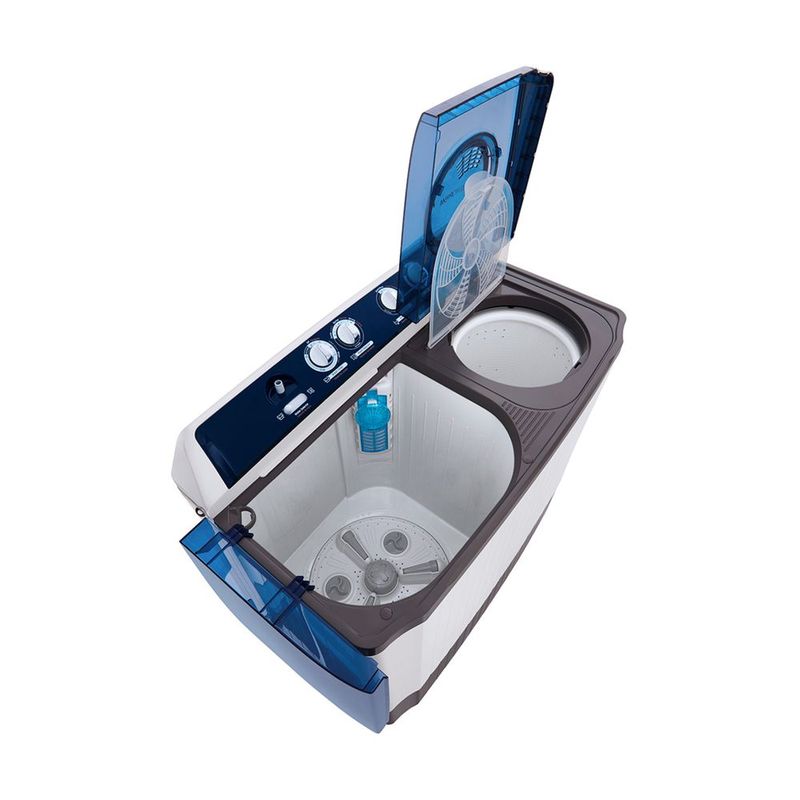 Lavadora de 2 Tinas LG WP18WAR 18Kg Blanco con Azul