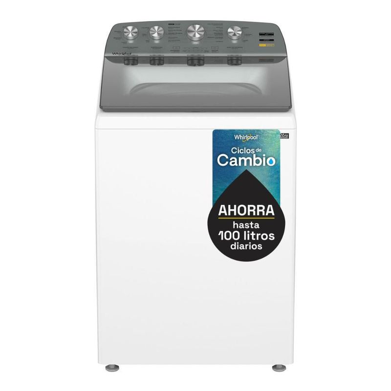 Lavadora Automática Whirlpool 8MWTW2654WRM 26Kg Blanca