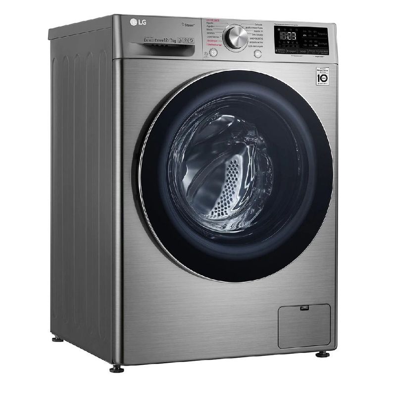 Lavasecadora LG WD12VVC4S6S 12Kg/7Kg Negra