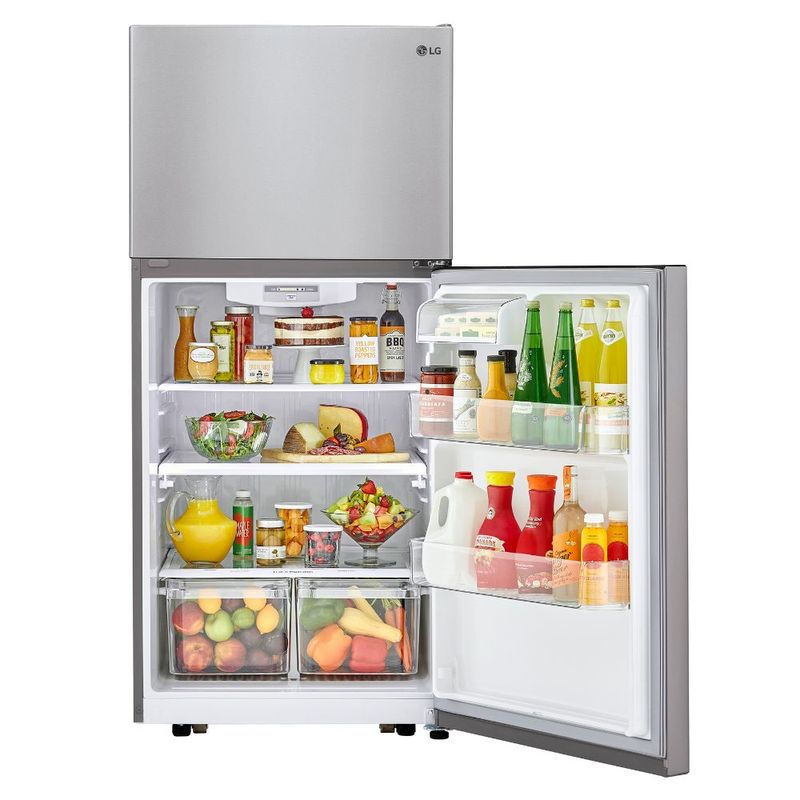 Refrigerador LG 20 Pies Top Mount LT57BPSX Acero Inoxidable