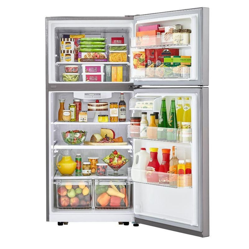 Refrigerador LG 20 Pies Top Mount LT57BPSX Acero Inoxidable
