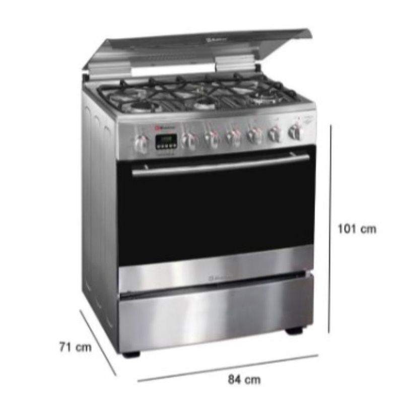 Estufa de Piso Koblenz 30" EKE506 Acero