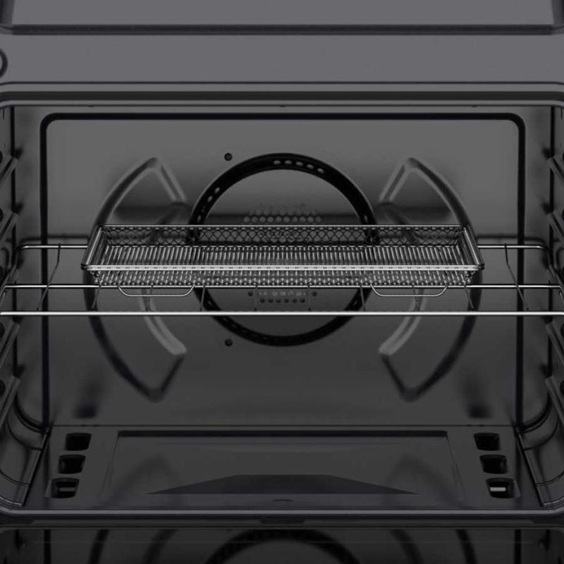 Estufa de Piso Whirlpool 30" WFR5050S con Air Fry Gris Acero