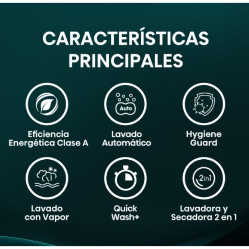 Lavasecadora Hisense WD3S1543BT 15Kg/10Kg Gris
