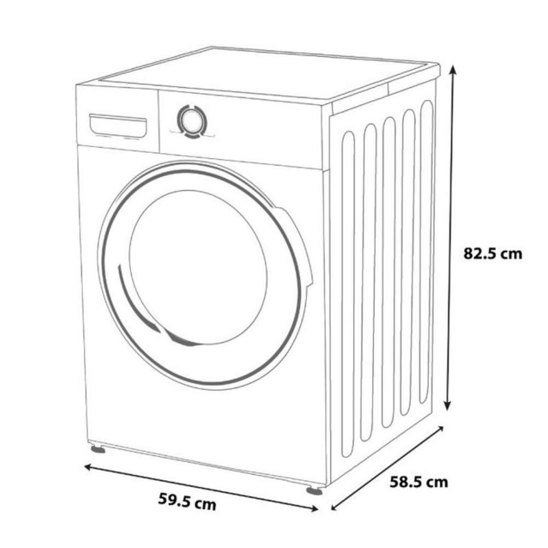 Lavasecadora Midea MF200D150WB/T 15Kg/8Kg Blanca