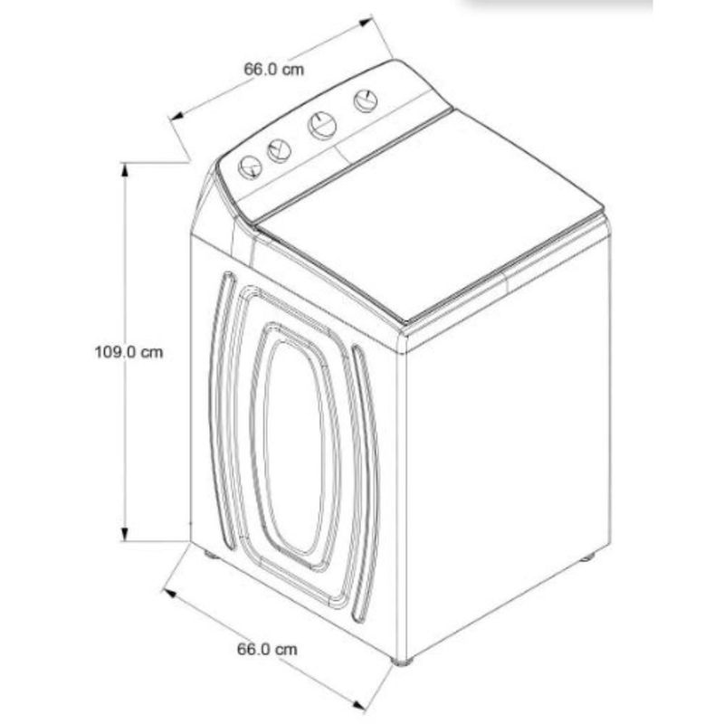 Lavadora Automática Whirlpool 8MWTW2224MPM 22Kg Blanca