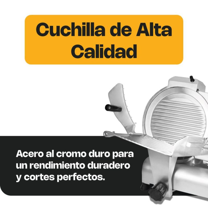 Rebanadora Industrial RHINO SLI-300 250 W Aluminio