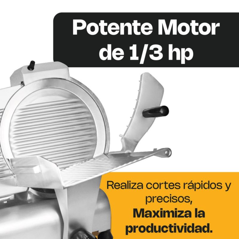 Rebanadora Industrial RHINO SLI-300 250 W Aluminio