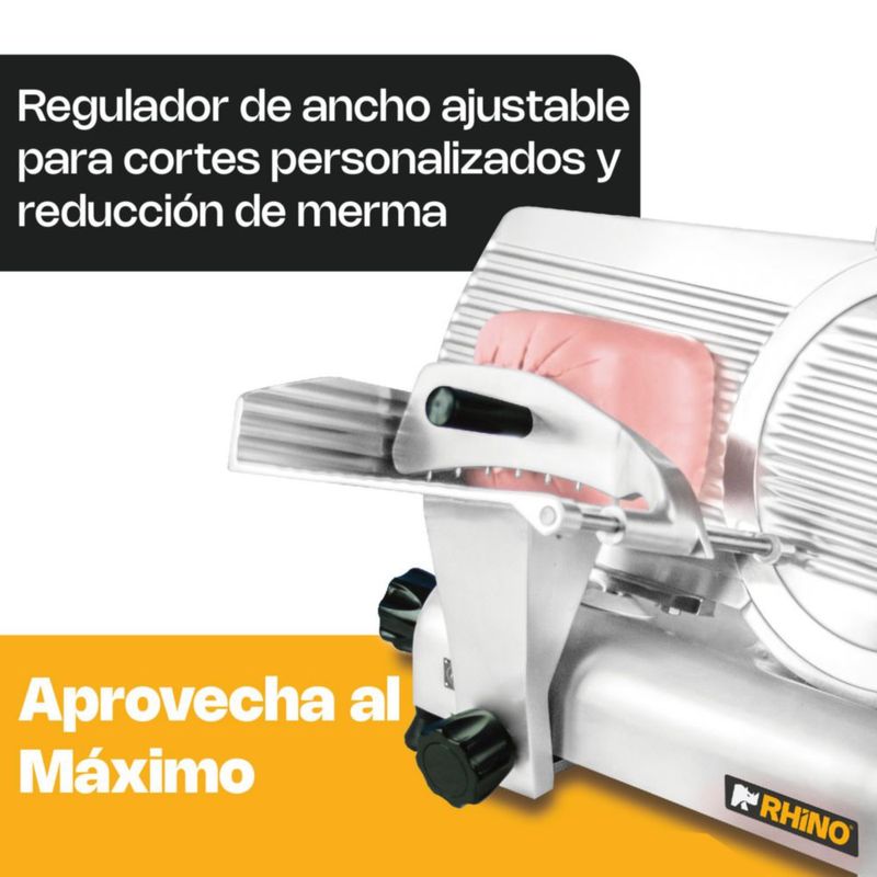 Rebanadora Industrial RHINO SLI-300 250 W Aluminio