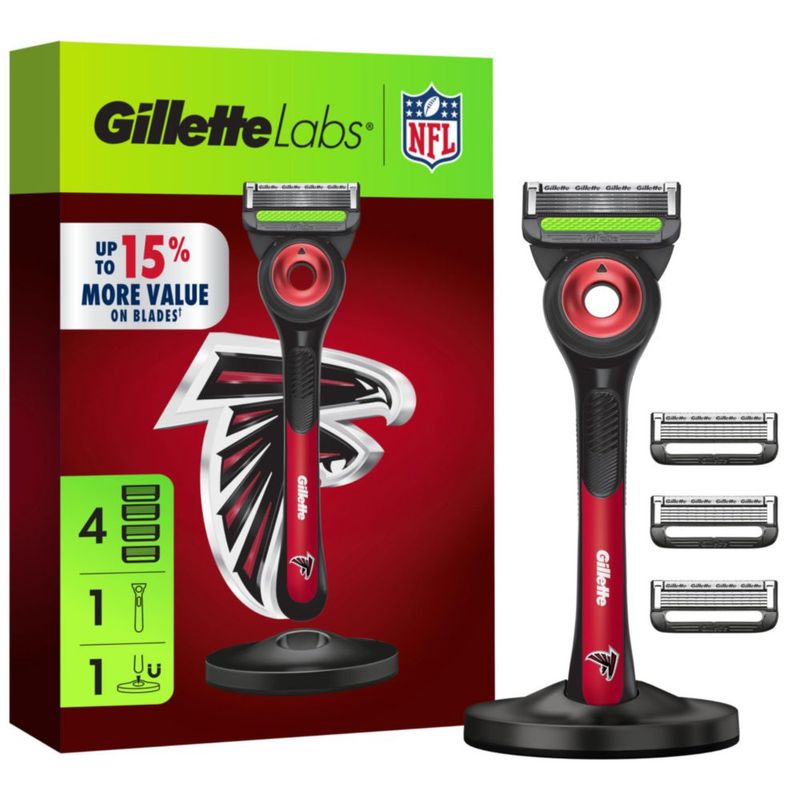 Maquinilla Gillette Labs Falcons de 4 cuchillas + Soporte