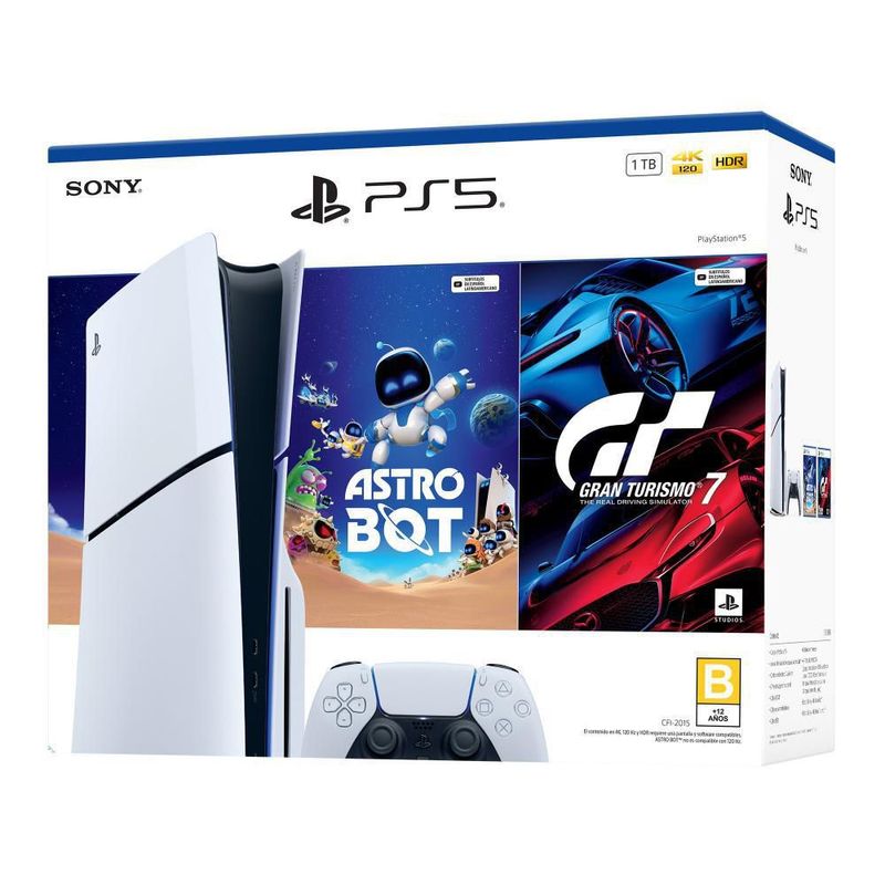 Consola PS5 Edición Estándar Slim más 2 Juegos