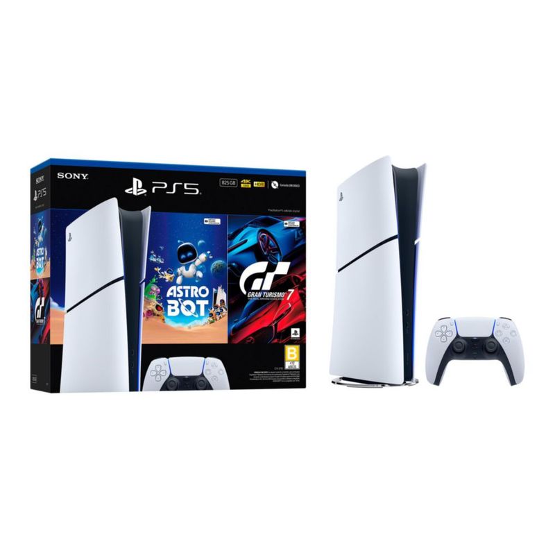Consola PS5 Edición Digital Slim más 2 Juegos