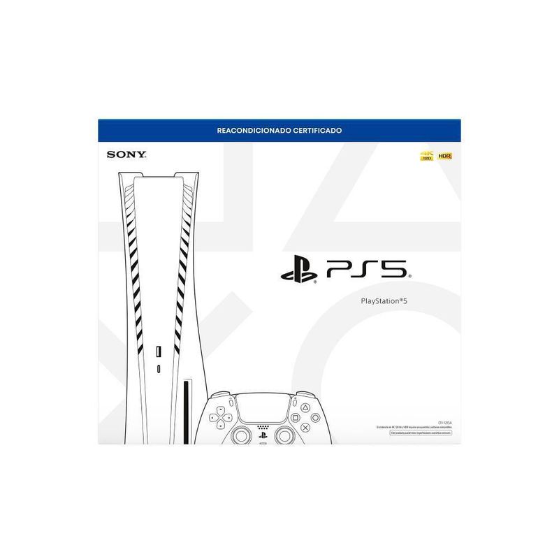 Consola PS5 Edición Estándar Slim Blanca Reacondicionado