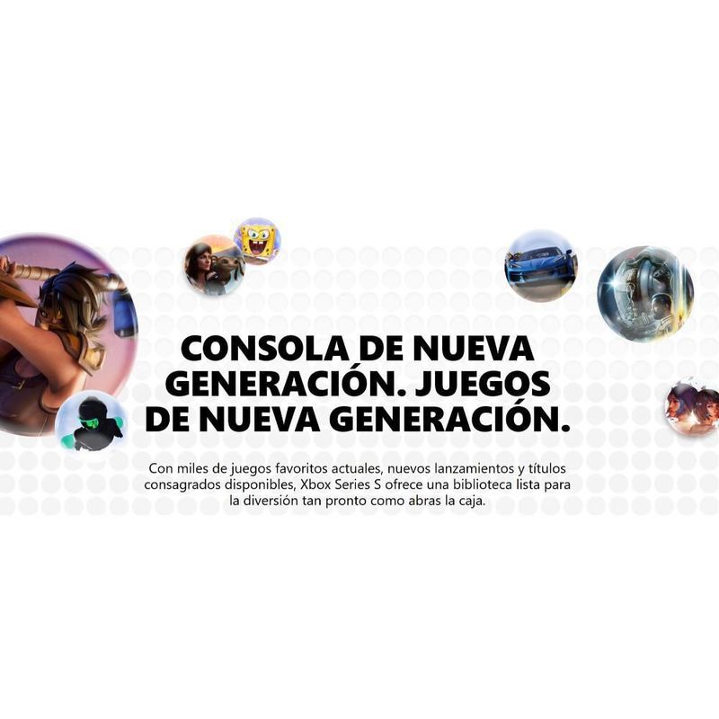 Consola Xbox Series S Edición Digital 512GB Robot White
