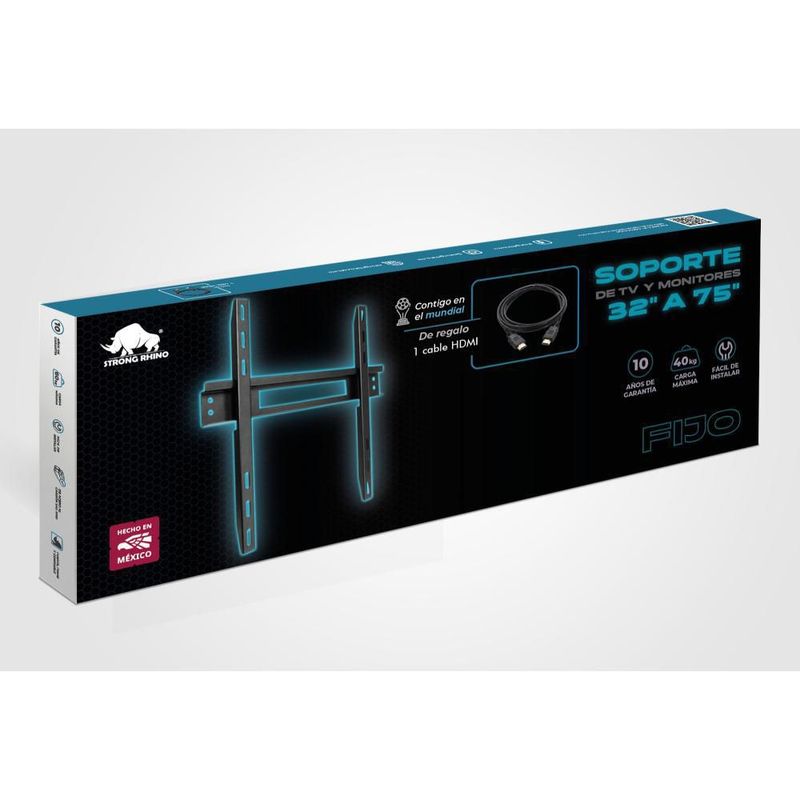 Soporte para Pantalla Strong Rhino FIT-400 32 a 75 Pulgadas más HDMI