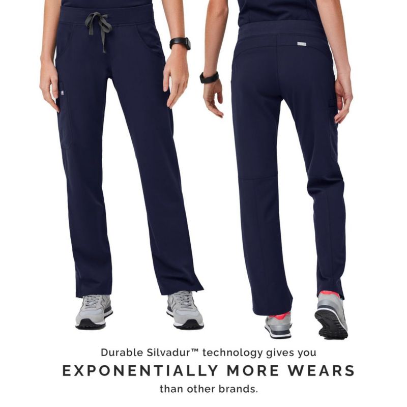 PANTALONES DE SCRUB FIGS Kade Cargo Mujer Azul Marino S