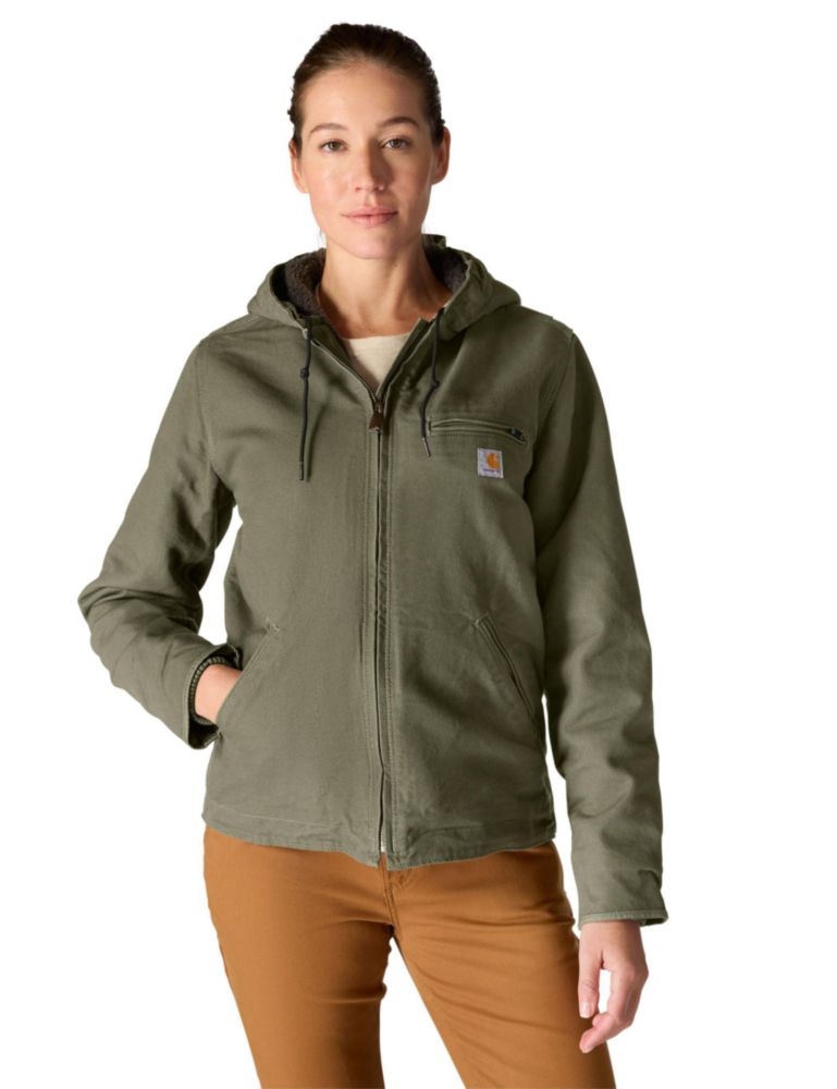 Abrigo Carhartt Iconic Washed Duck Sierra Talla Mediana