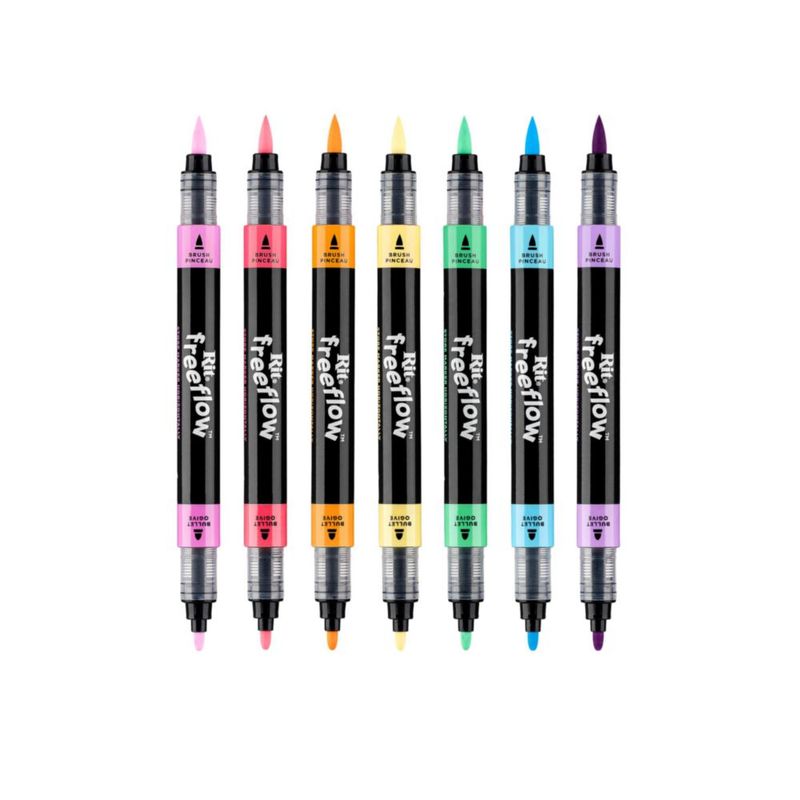 Marcadores de Pintura Rit FreeFlow Jellied Brights – Pack de 7