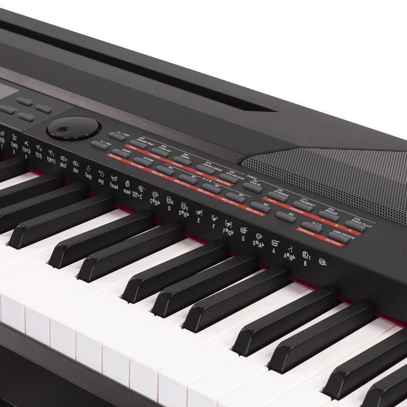 Piano digital compacto con 88 teclas pesadas kboard zeus con pedal de sustain
