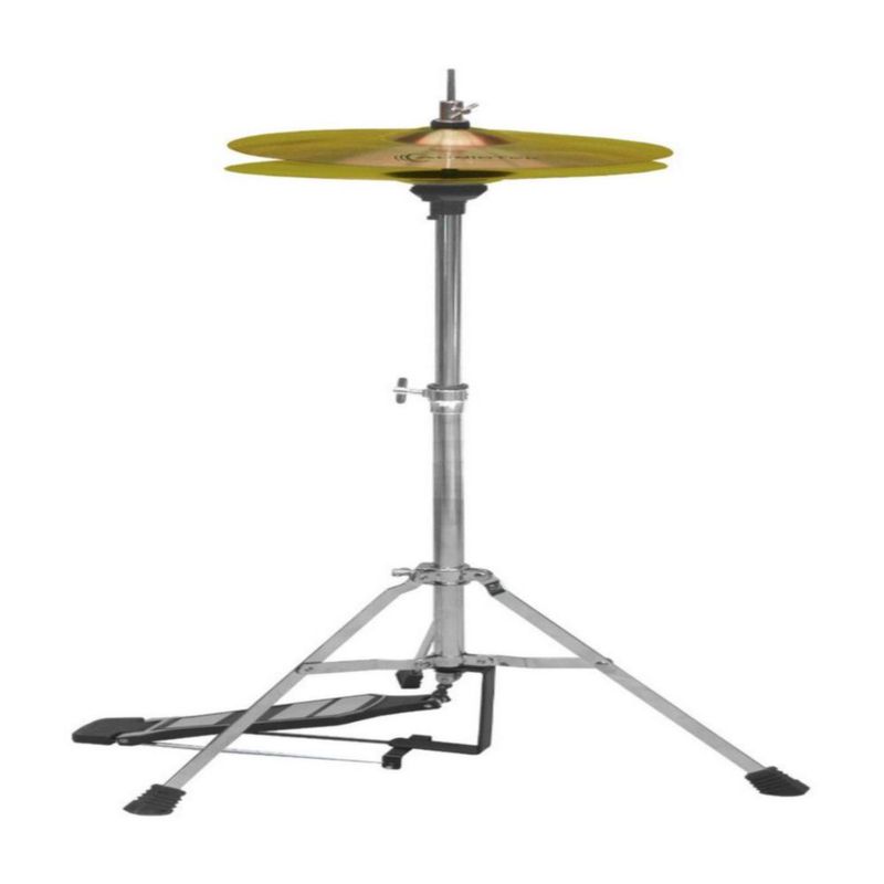 Batería Acustica Audiotek 23 Pulgadas 5 Piezas Negra Principiantes Profesional Baquetas Estructura Resistente Aprendizaje Ensayo Hogar