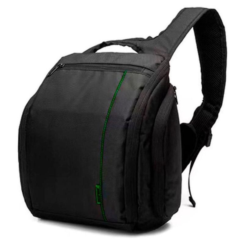 Tec4Home mochila para camara cruzada Color Negro con Verde