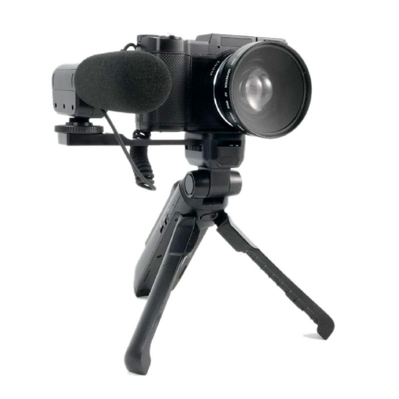 Camara Digital VAK P01 LCD 3' 48mp 4K TRIPIE CONTROL MICROFONO
