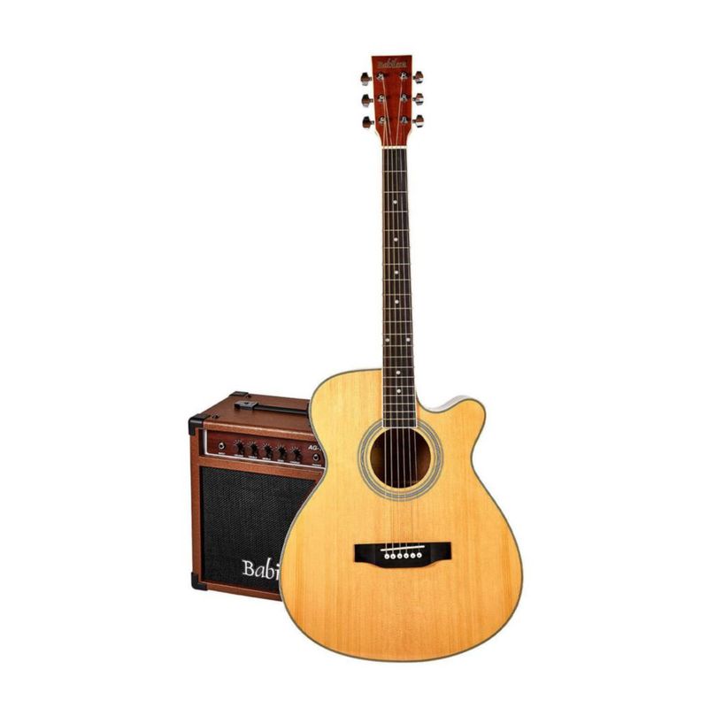 Paquete de Guitarra Electroacústica Almeria Ce-Pack Babilon.