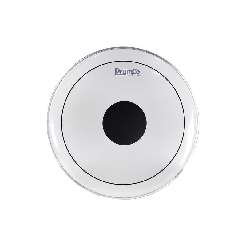 Parche para bombo oil power dot drumco dr-20dpobpd de 20 pulgadas