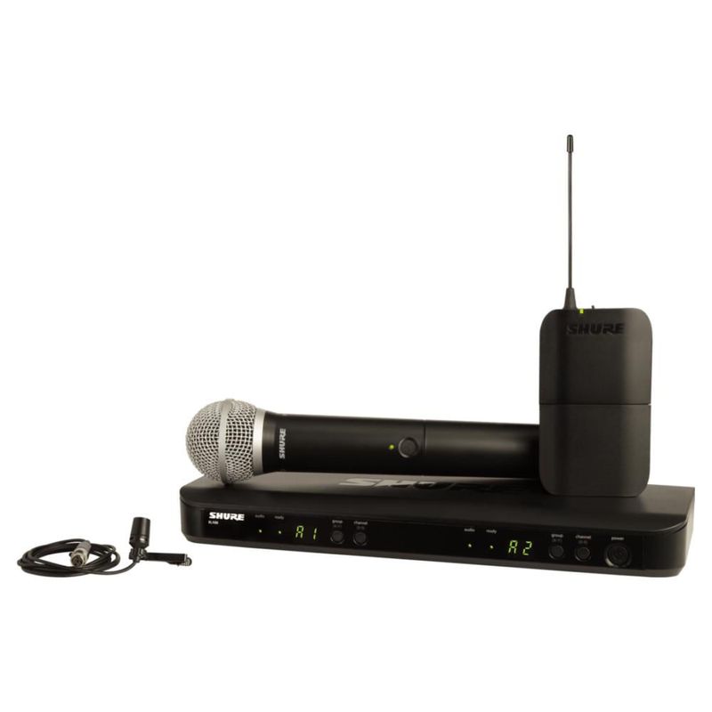 Micrófono Inalámbrico Mano Y Solapa Shure Blx1288/cvl.